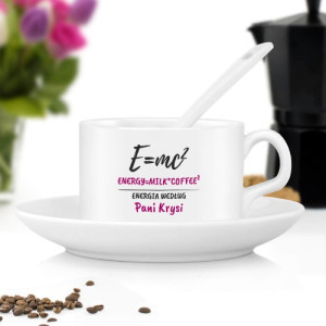 Filiżanka do kawy z nadrukiem dla nauczyciela fizyki - Energia