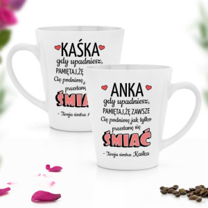 Zestaw spersonalizowanych kubków na prezent - Siła sióstr