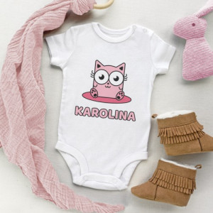 Body dziecięce r. 68 z nadrukiem dla dziewczynki - Urwisek