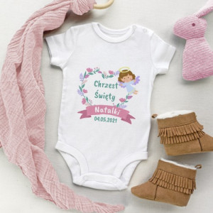 Body dziecięce r. 68 na chrzest dla dziewczynki - Boska uroczystość