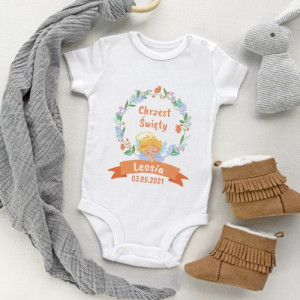 Body niemowlęce r. 56 dla chłopczyka na chrzest - Elegancik