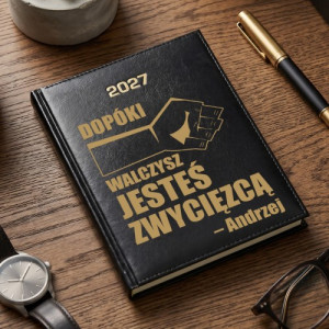 Kalendarz na 2027 z nadrukiem dla niego - Zwycięzca