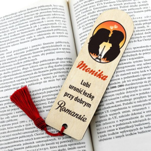 Zakładka do książki z personalizacja na prezent dla niej