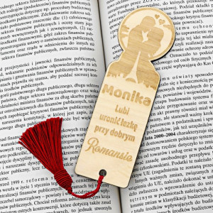 Zakładka do książki z personalizacja na prezent dla niej