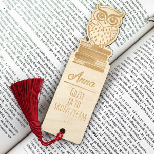 Zakładka do książki z dedykacją na prezent