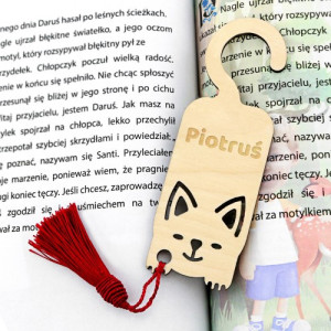 Zakładka do książki z grawerem personalizacji na prezent