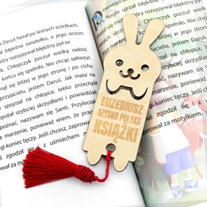 Zakładka do książki z grawerem - Zajączek