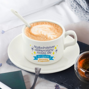 Filiżanka do kawy z nadrukiem dla niej - Najładniejsze dziewczyny