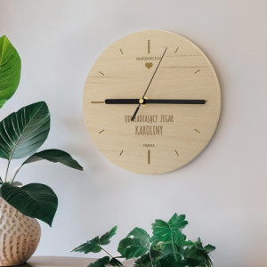 Zegar z grawerem na prezent dla niej - Odmładzający