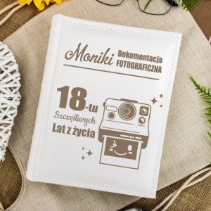 Album na zdjęcia z grawerem na 18 urodziny - Fotki