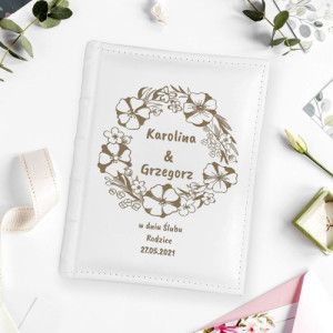 Album na zdjęcia z grawerem na ślub - Podróż życia