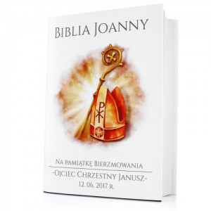 Biblia z nadrukiem na bierzmowanie dla niej - Krzyżmo