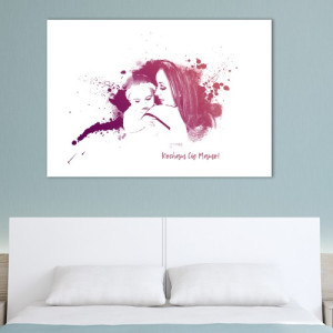 Fotoobraz na płótnie 30x40 z Twojego zdjęcia - INK SPLASH