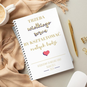 Notes dla nauczyciela z nadrukiem - Wielkie serce