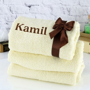 Ręcznik kąpielowy 70 x 140 z haftem dla niego - Regeneracja