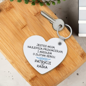 Brelok serce z dedykacją - Dla przyjaciółki