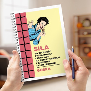 Notes z nadrukiem dla niej - Siła woli