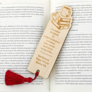 Zakładka do książki z grawerem dla nauczycielki - Zaczytana