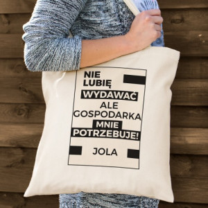 Torba bawełniana z nadrukiem - Gospodarka Mnie Potrzebuje