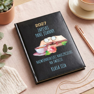 Kalendarz na 2027 z nadrukiem dla nauczycielki - Zapiski