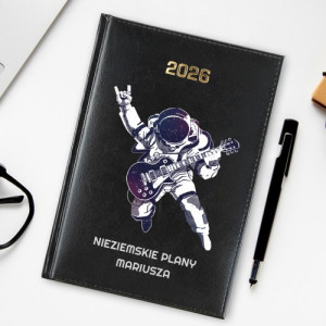 Kalendarz na 2026 rok z imieniem - Nieziemskie plany
