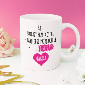 Ceramiczny kubek z nadrukiem imienia - Jesteś Ty