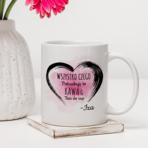 Kubek klasyczny z nadrukiem - Maskara