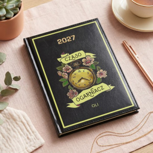 Kalendarz na 2027 z nadrukiem - Czasoogarniacz