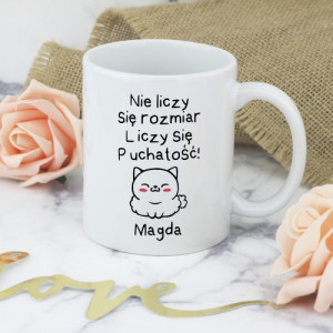 Kubek do kawy z nadrukiem dla kociary - Puchatość