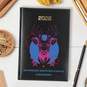 Kalendarz z nadrukiem imienia na 2026 rok - Jeleń