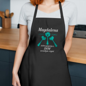 Fartuszek kuchenny z nadrukiem dla niej - Pani domu