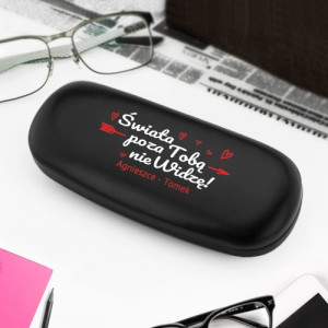 Etui na okulary z własnym nadrukiem - Dla Niej