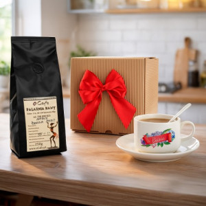 Filiżanka z nadrukiem i kawa na prezent dla niej - Aromat
