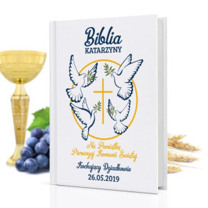 Biblia dla dzieci na prezent na komunię - Moja Pierwsza Komunia