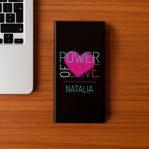 Powerbank 20000mAh z nadrukiem dla niej - Power Of Love