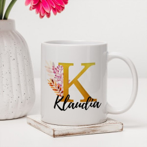 Kubek z nadrukiem dla niej - Jej monogram