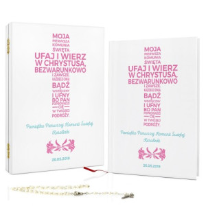 Biblia dla dzieci w szkatułce na komunię - Modlitwa Dziewczynki