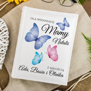 Album na zdjęcia z personalizacją dla mamy - Motyle Miłości