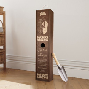 Skrzynka na drzewko dla rodziców - Dębowe Podziękowanie