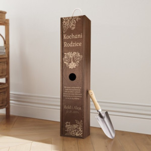 Skrzynka na drzewko z grawerem dla rodziców - Wdzięczność