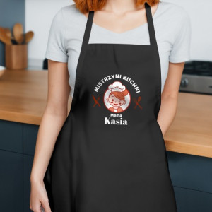 Fartuch kuchenny z nadrukiem dla mamy - Mistrzyni kuchni