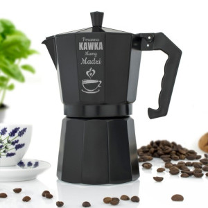 Kawiarka ciśnieniowa z grawerem dla mamy - Poranna Kawka