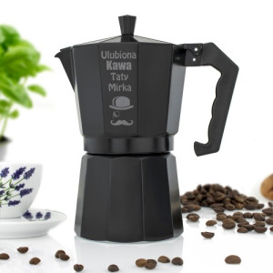 Kawiarka ciśnieniowa z grawerem dla taty - Ulubiona Kawa