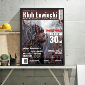 Okładka magazynu dla myśliwego (30x40 cm) ze zdjęciem - Klub Łowiecki