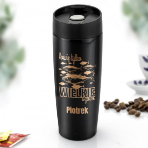 Kubek termiczny z grawerem na prezent dla wędkarza - Wielkie Sztuki