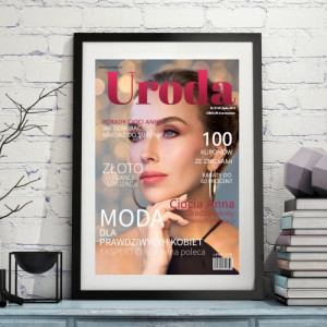 Okładka magazynu (30x40 cm) dla cioci - URODA