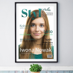 Okładka magazynu (30x40 cm) dla córki - Styl Córka