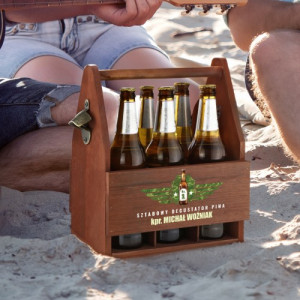 Skrzynka na piwo z otwieraczem dla żołnierza - Sztabowy degustator