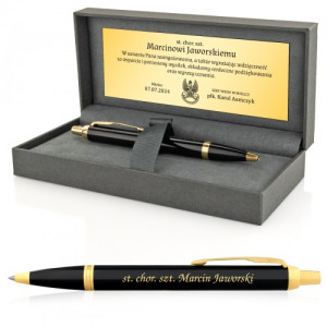Długopis Parker IM z grawerem w pudełku dla wojskowego - Parker IM GT