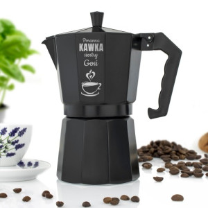 Kawiarka ciśnieniowa z grawerem dla siostry - Na poranek